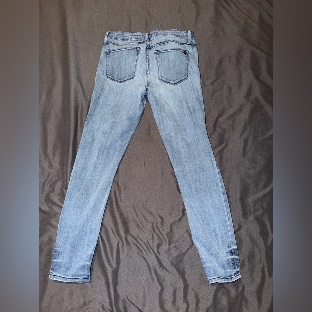 Black Orchid women’s (size 28) Light Blue Distressed Skinny Jeans - Picture 5 of 6